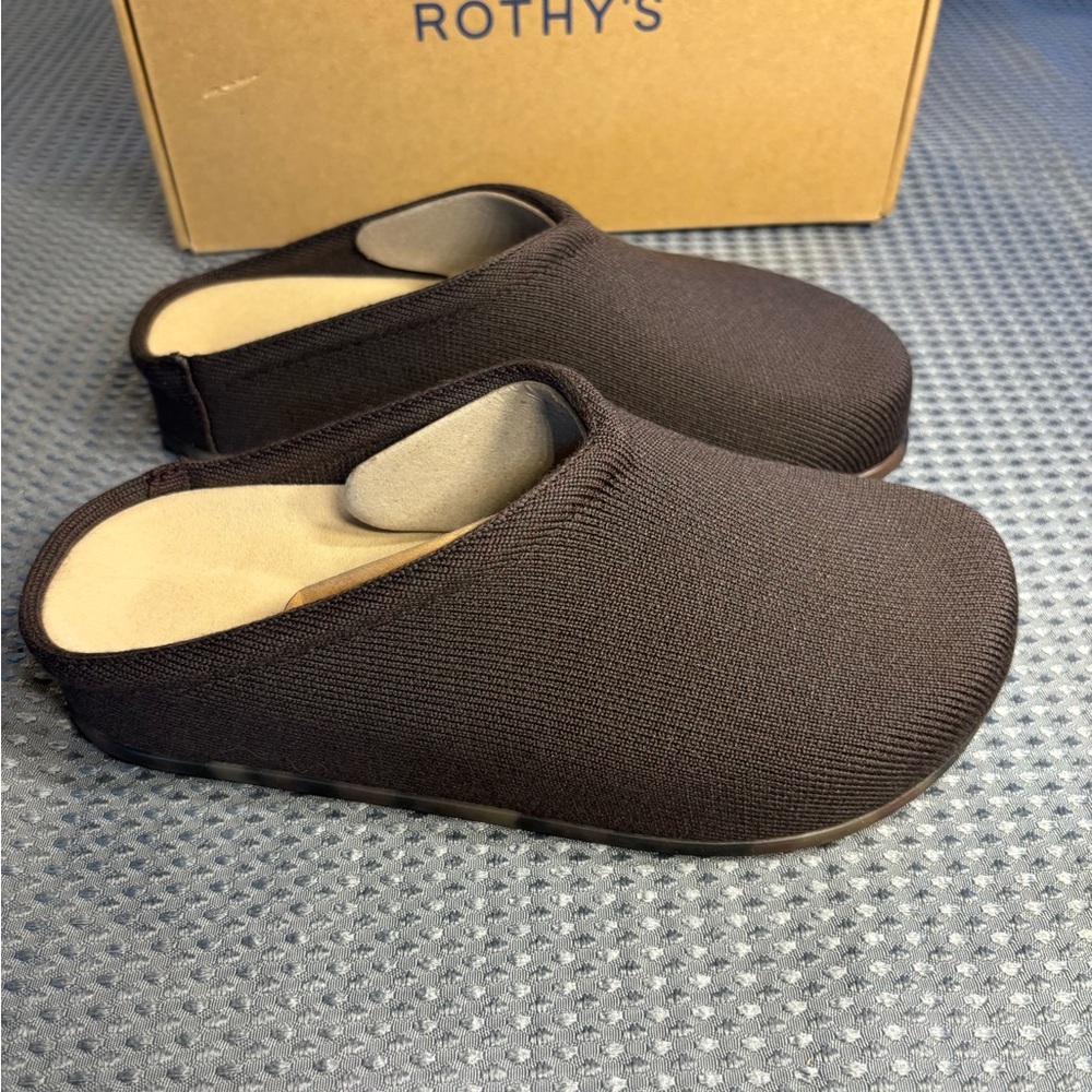 Rothy's Chestnut Knit Slip-Ons - Picture 2 of 5
